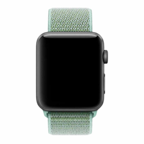 Ремінець Nylon loop на Apple Watch 42/44/45mm Marine green